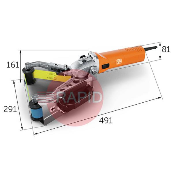 72227524230  FEIN RS 17-70 E Pipe Sander - 230v